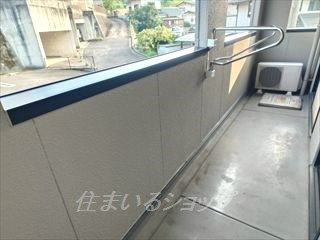 グランドハイツ深川のバルコニー|募集のお部屋（206号室）からの眺望です！
