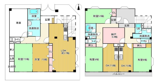 大阪府八尾市刑部2丁目　満室稼働中！１棟収益アパートの間取り
