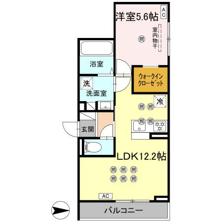 【間取り】 | クランツ朝生田