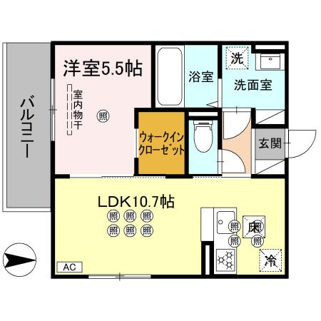 【間取り】 | クランツ朝生田