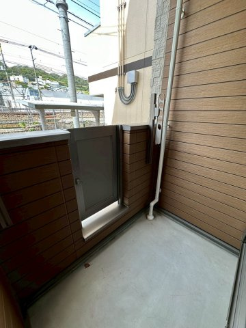 カーサレガーレのバルコニー