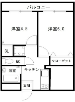シティハイツ二宮の間取り