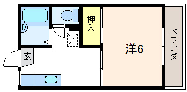 ジュネスIの間取り