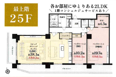 プレミスト牧港タワー国際通り最上階（25階）