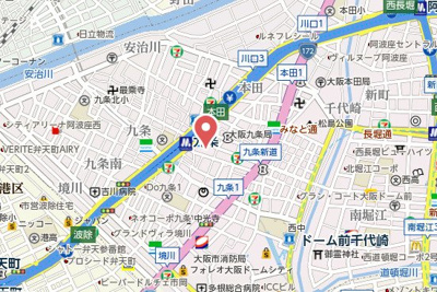 【地図】 | ファーストフィオーレ九条