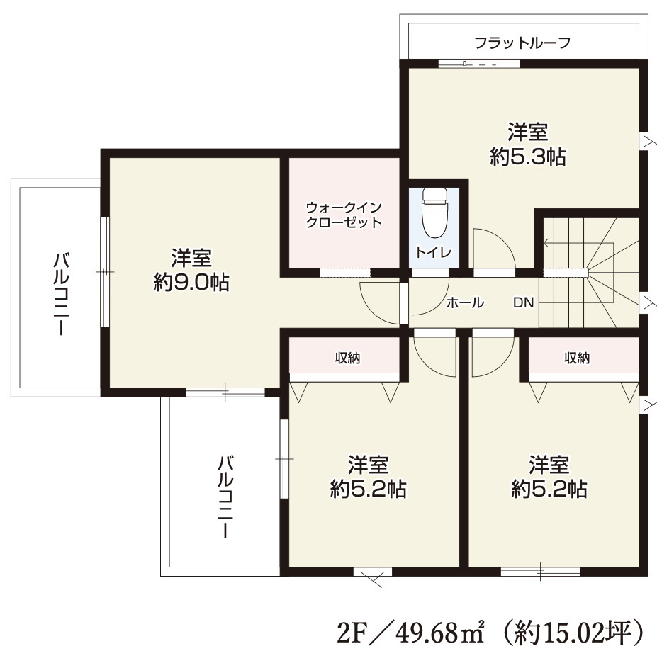 【仲介手数料無料】所沢市下富　９期　全１棟　所沢市の新築住宅なら西武ハウジングの間取り