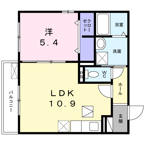 ガーデンダイキの間取り