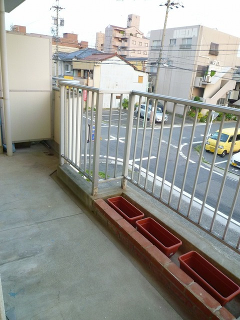 マンション善のバルコニー