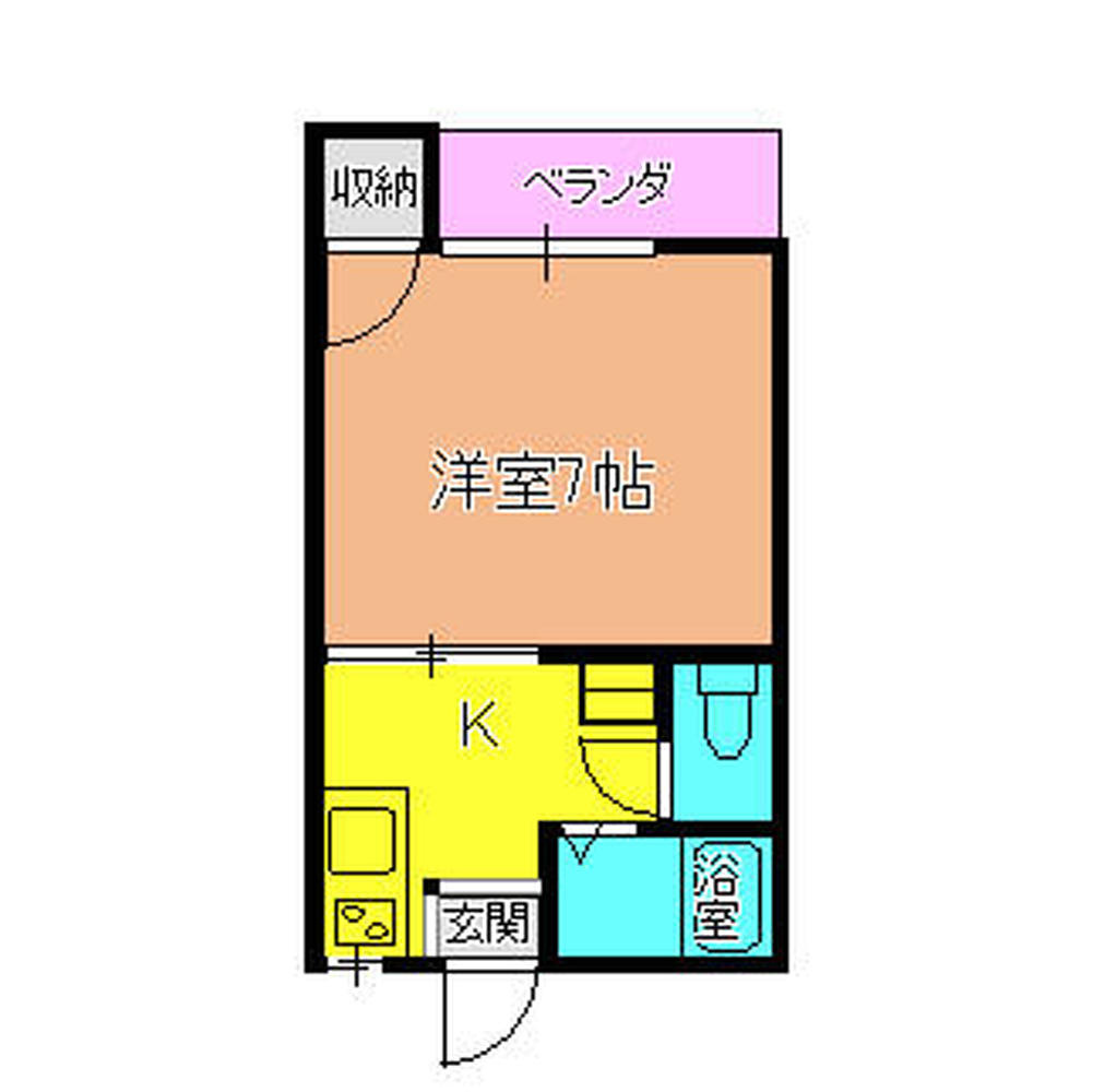 ローラン中村の間取り