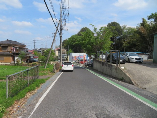 さいたま市岩槻区大字黒谷の倉庫の周辺