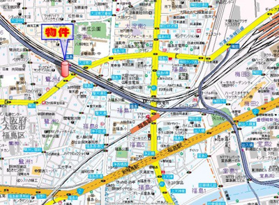 【地図】 | プレサンスセンターコア大阪