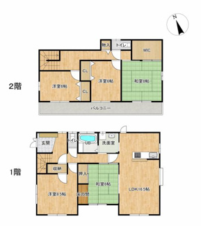 【間取り】 | 柳井市余田戸建