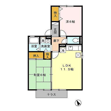 【間取り】 | エスポワールタカオ