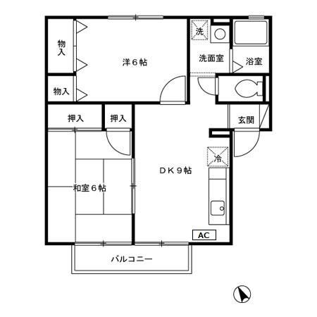 【間取り】 | フローラハイツ