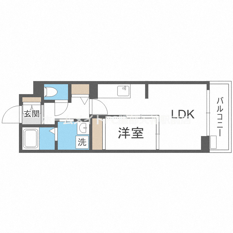 RIFF石橋阪大前の間取り