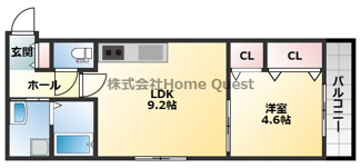 【間取り】 | Louis Apartment長瀬ノール