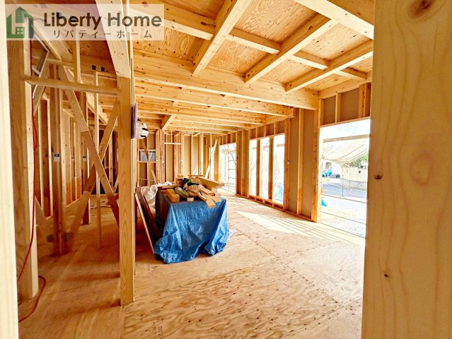 大洗町大貫町2期　新築戸建の居間・リビング