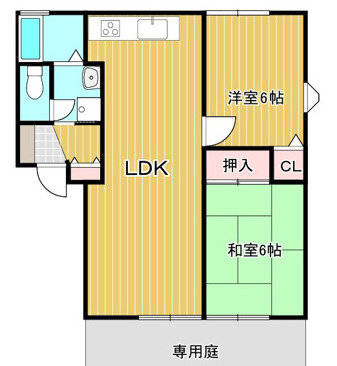 フォンテーヌ宮ノ陣Ⅱの間取り