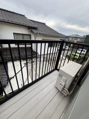 つばきコーポのバルコニー