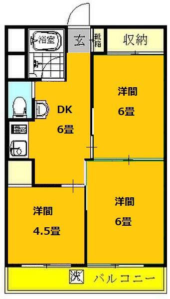 小金原第７コーポラスの間取り