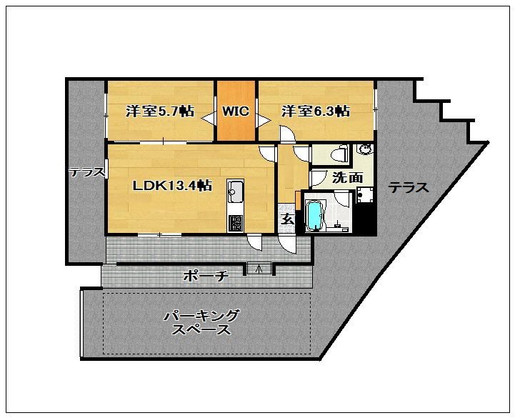 ヴァンベールの間取り