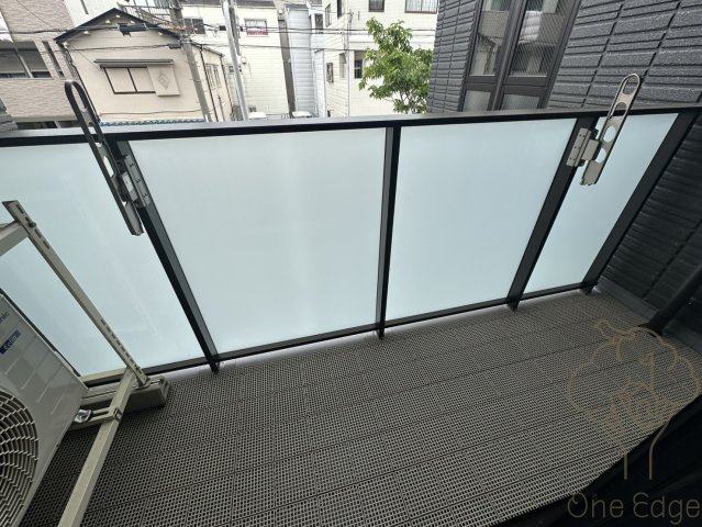 内代レジデンスノースのバルコニー
