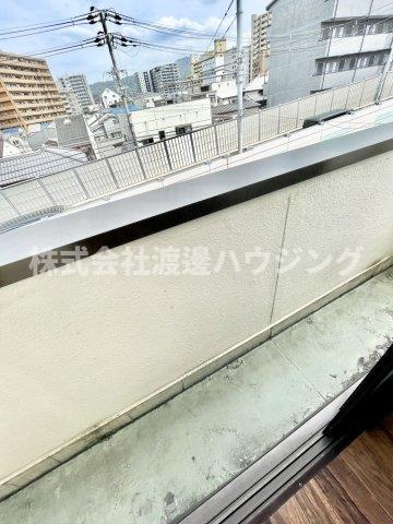 クレール住道のバルコニー
