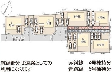 水戸見川　12期　新築戸建て　1号棟の区画図|区画図です♪
