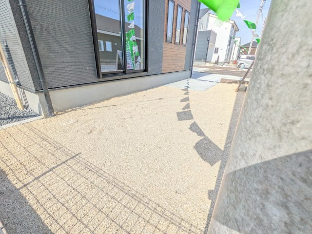 水戸見川　12期　新築戸建て　1号棟の庭