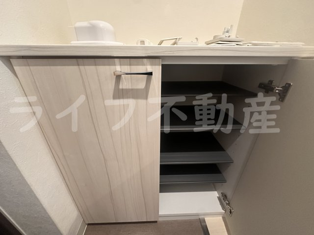 グランデュール大今里西の収納|ちょっとした収納スペースも充実しています