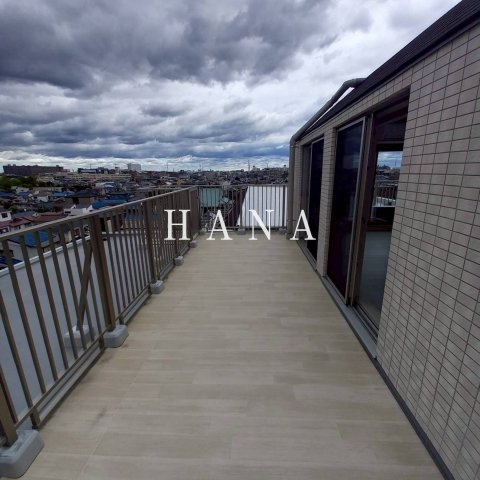 ジェノヴィア妙典Ⅱのバルコニー