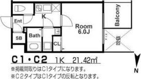 エスリード本町レジデンスの間取り
