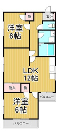 メゾンユタカの間取り