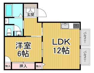 シャレオ上大市の間取り