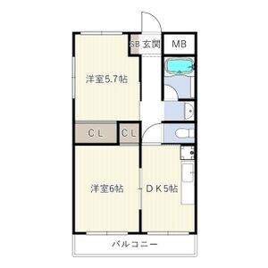 上中グリーンハイツの間取り