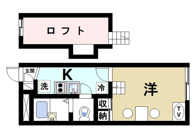 レオパレスＭＡＴＥの間取り|一人暮らしも快適に満喫できます