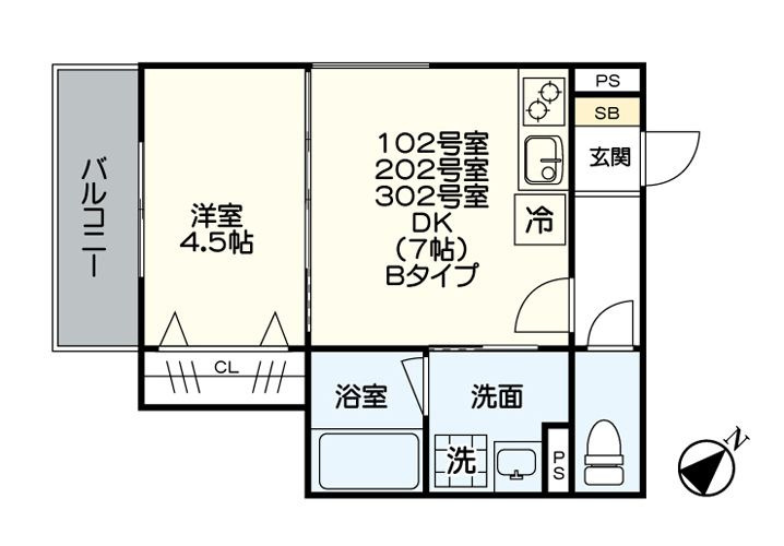 J・プレミアム春日の間取り
