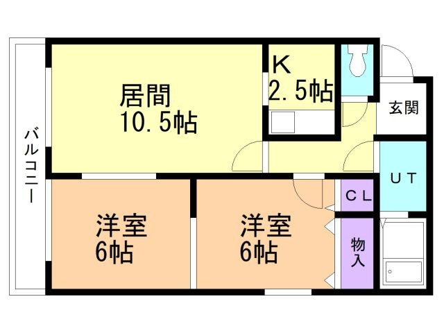 エルクレストの間取り