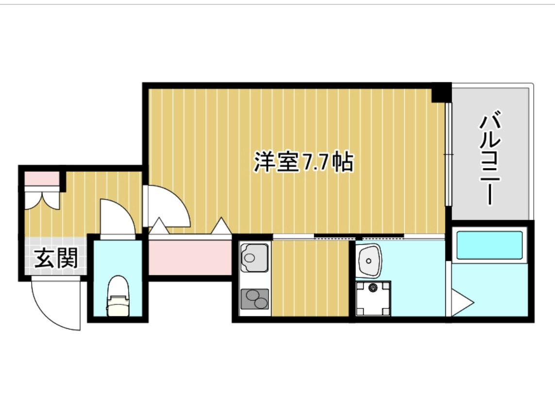 ルミエール難波の間取り