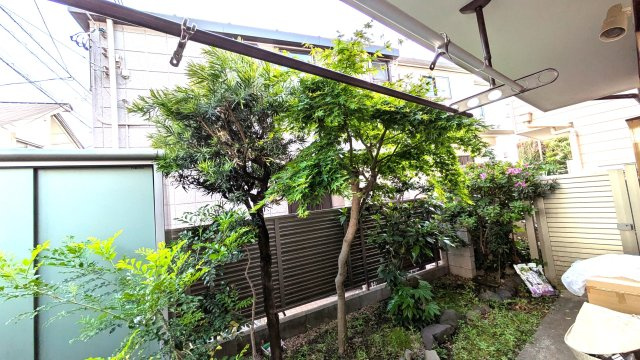 中村宅戸建の庭