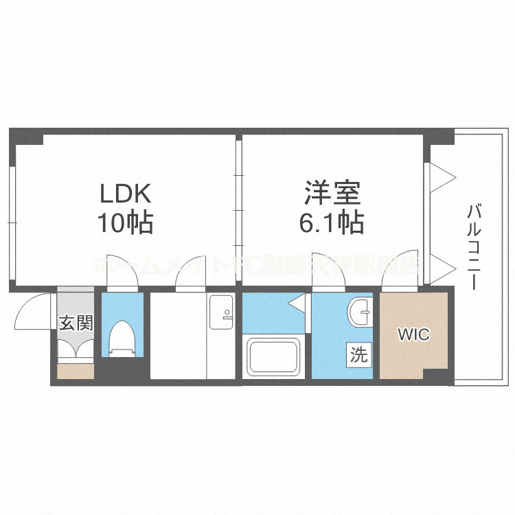 クレセント千里中央の間取り