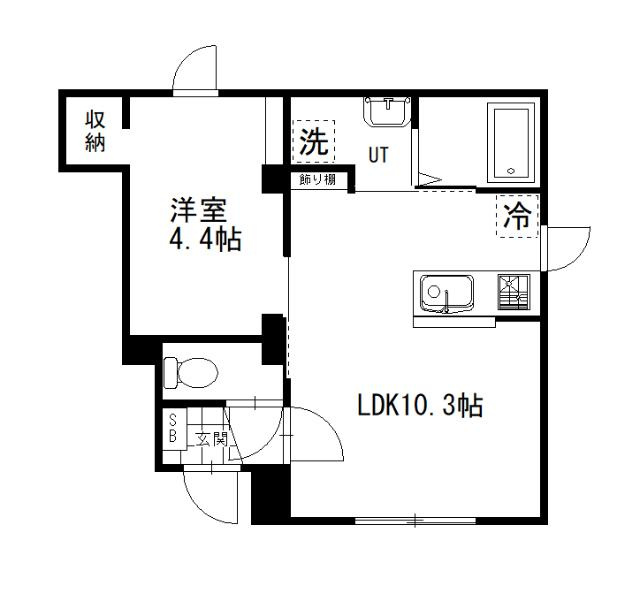 ＰＯＲＴＥ若松の間取り