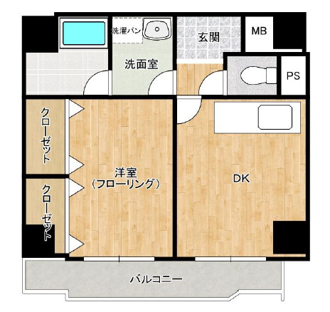 【間取り】 | ルプリーズ天王寺