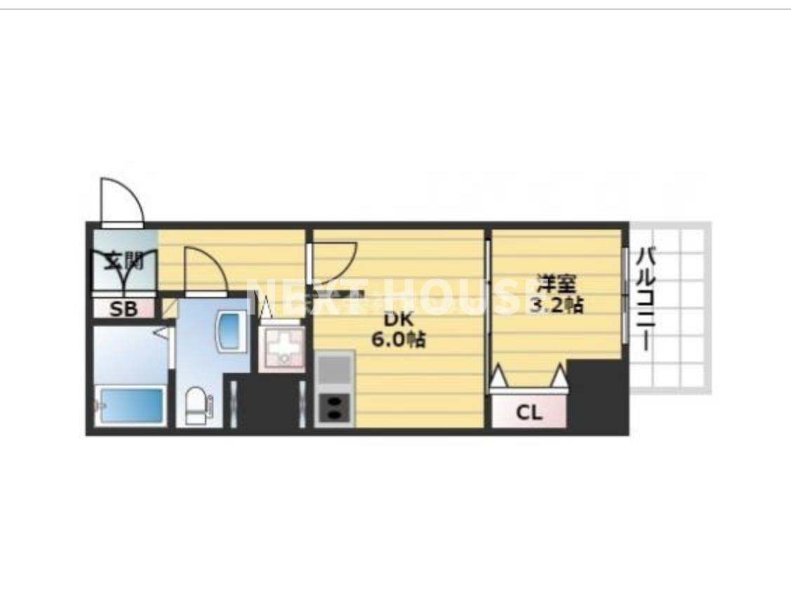 プレサンス松屋町グレースの間取り
