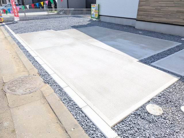 水戸市見川　2期　新築戸建ての駐車場