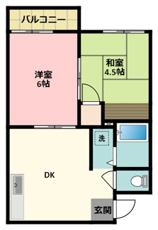 【間取り】 | ベルシャイン柏原