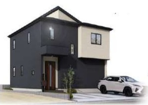狭山市広瀬台３丁目の新築一戸建の外観パース