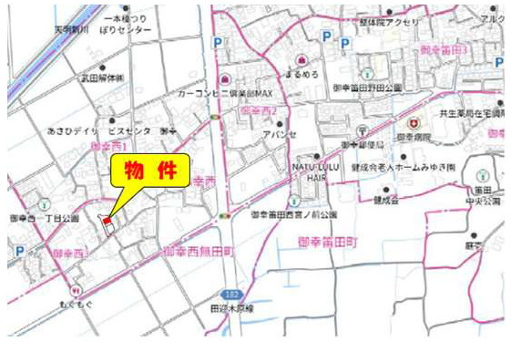 よかタウン／南区御幸西３丁目1期／３号棟の地図
