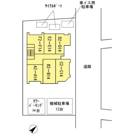 リーブル 博多駅前の区画図