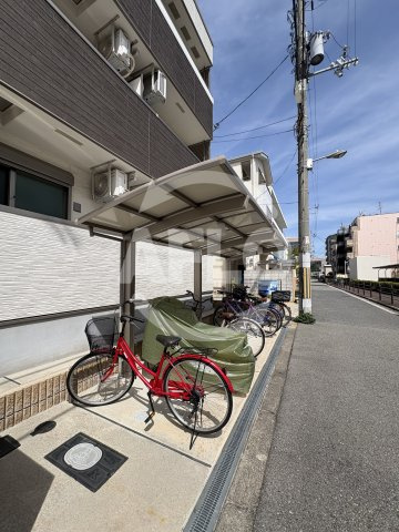フジパレス山之内X番館のその他共用部分|フジパレス遠里小野Ⅱ番館　自転車置き場